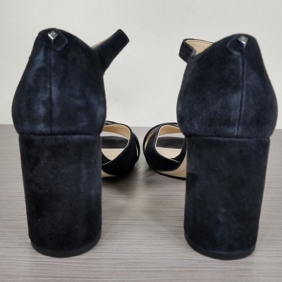 Sam Edelman Orlane Ankle Strap Sandal, Black Suede, Womens Size 7 - Picture 5 of 10